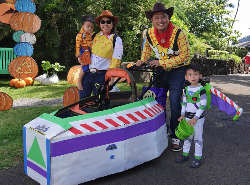 Family enjoying Spooky Life Park