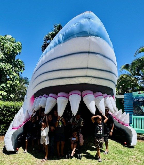 Inflatable Shark Head