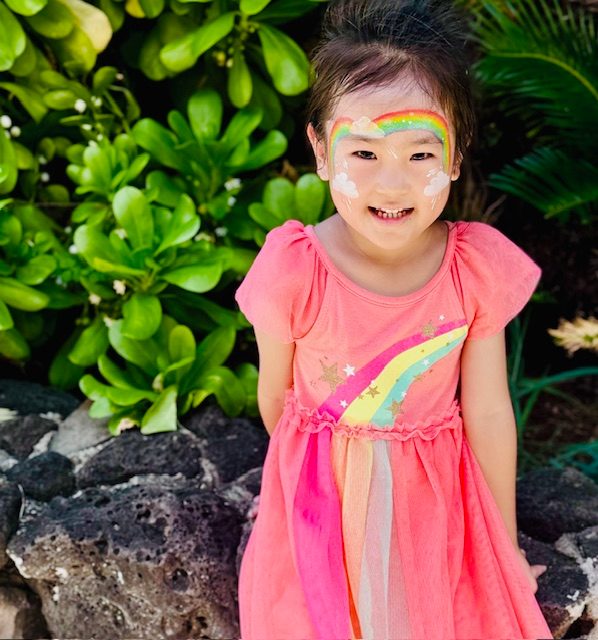 Face Painted Keiki